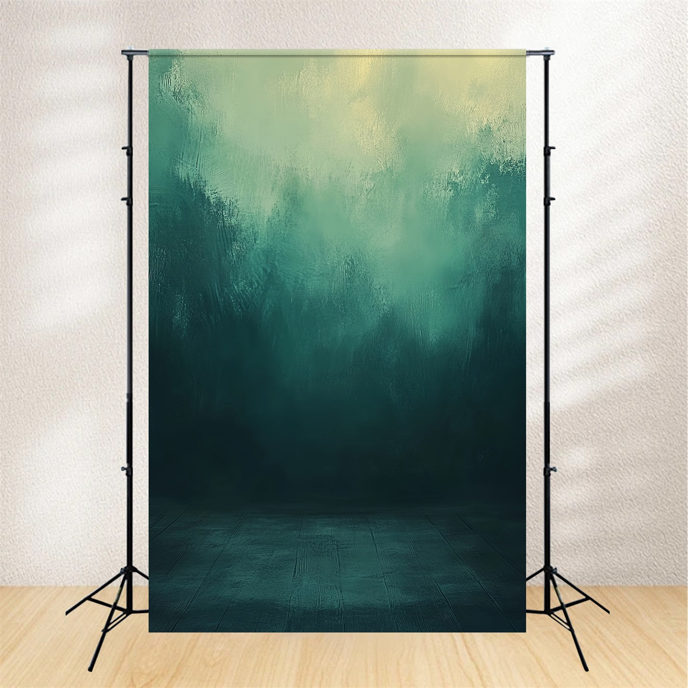 Photography Portrait Backdrop Teal Ombre Studio Texture Green Photo Backdrop LXX61-9