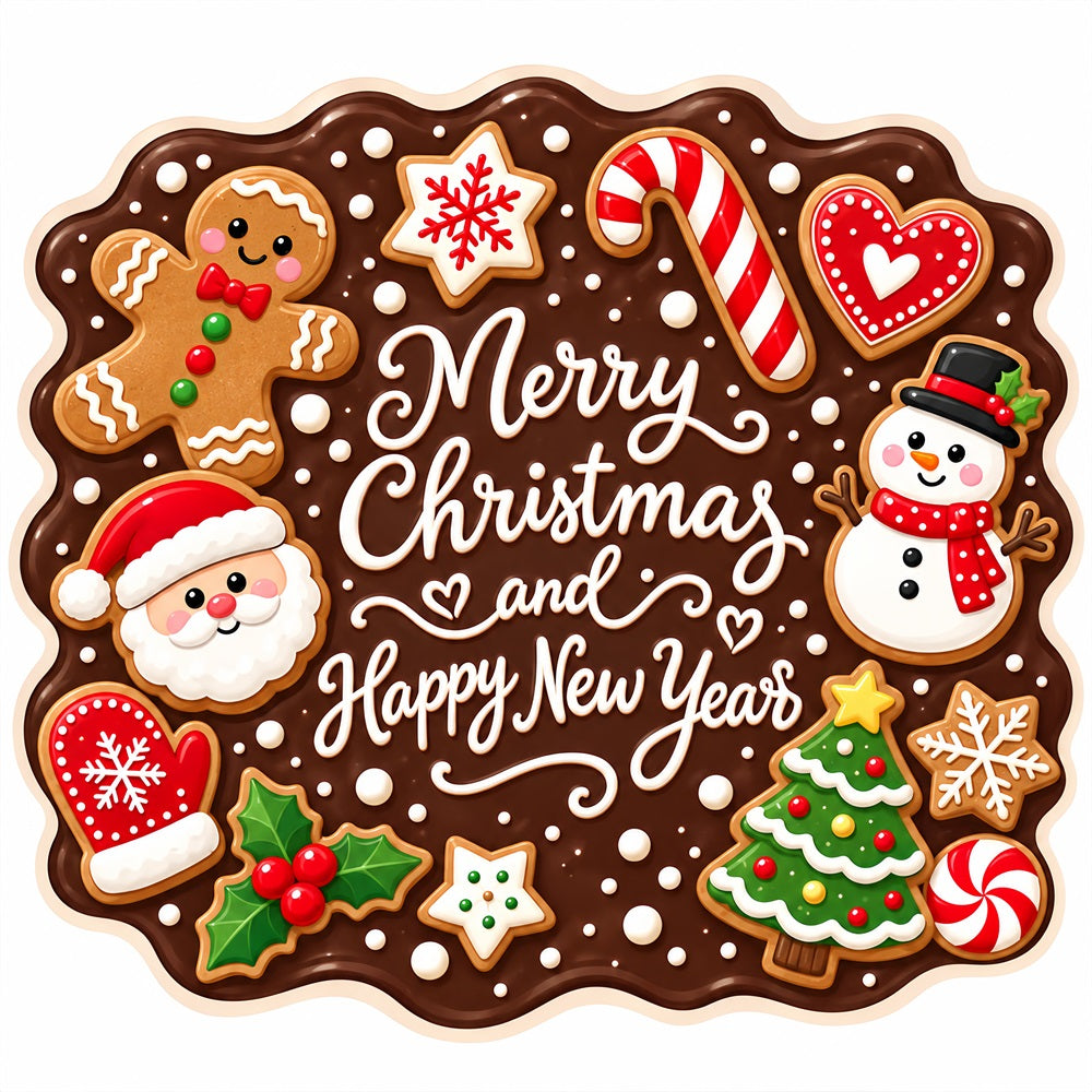 Funny Christmas Garage Door Cover Gingerbread Greeting Panel Christmas Garage Door Decor LXX610-8-1 Car