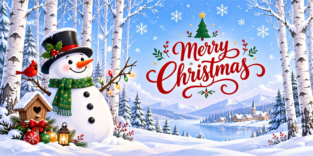 Cute Christmas Garage Door Cover Snowman Winter Greeting Christmas Garage Door Banner Decoration LXX610-9-2 Car