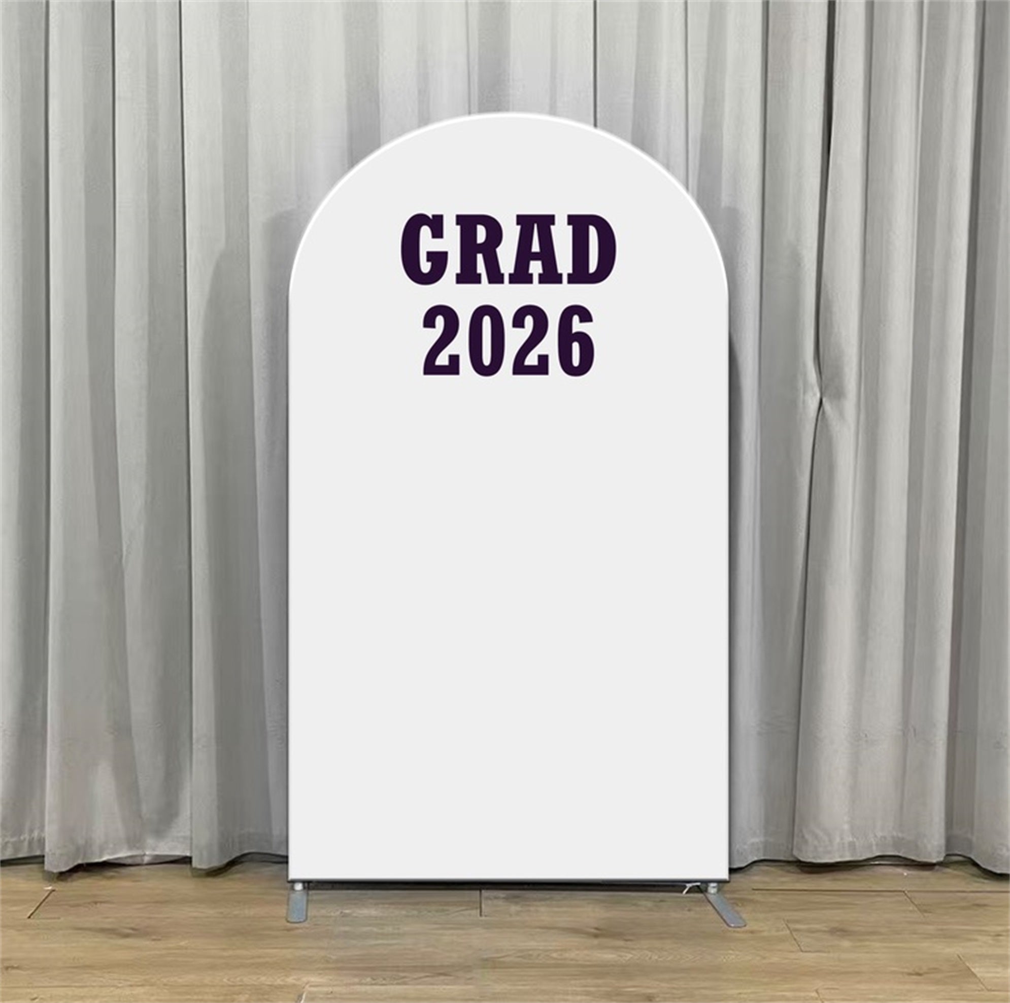 Class of 2026 Graduation Backdrop White Arch Party Decor Personalized Class of 2026 Backdrop LXX64-10