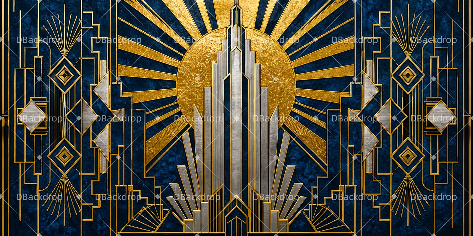 Professional Stage Backdrops Jazz Age Pattern Theater Backdrop LXX65-T102
