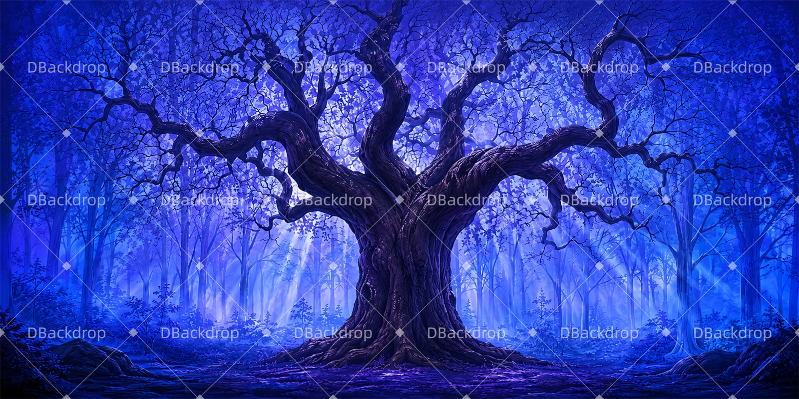 Professional Stage Backdrops Enchanted Peach Tree Scenic Backdrops LXX65-T40
