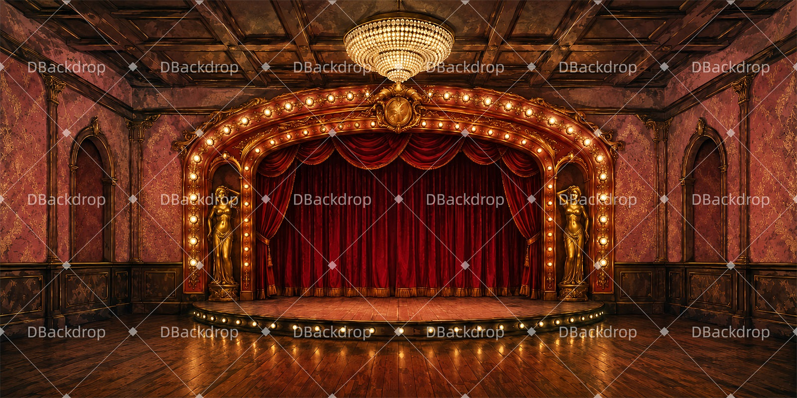Broadway Stage Backdrop Neva Club Musical Backdrops LXX66-T101