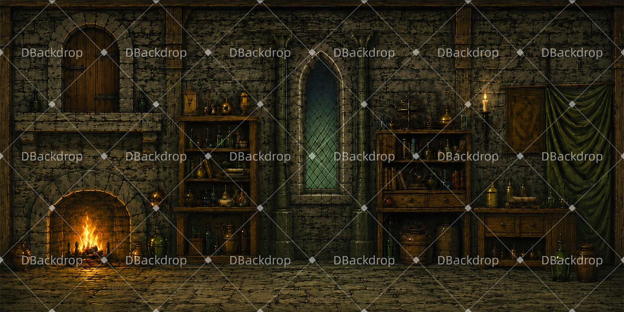 Stage Backdrop Ideas Evil Queen Laboratory Theater Backdrop LXX66-T9