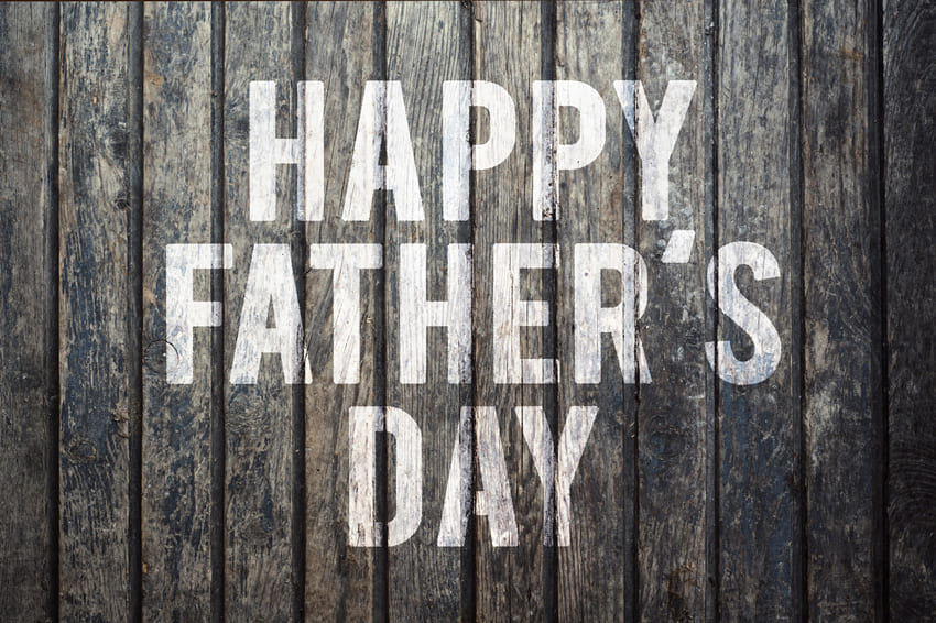 Happy Father’s Day Vintage Wood Backdrop 