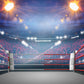 Boxing Match Stadium Wrestling Sports Backdrop
