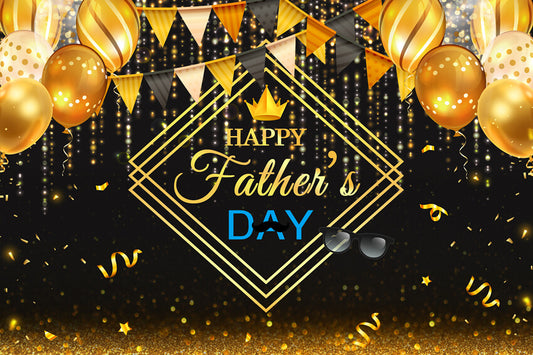 Father’s Day Balloons Banner Decor Backdrop