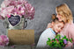 Pink Flower Mother’s Day Gift Backdrop M-61