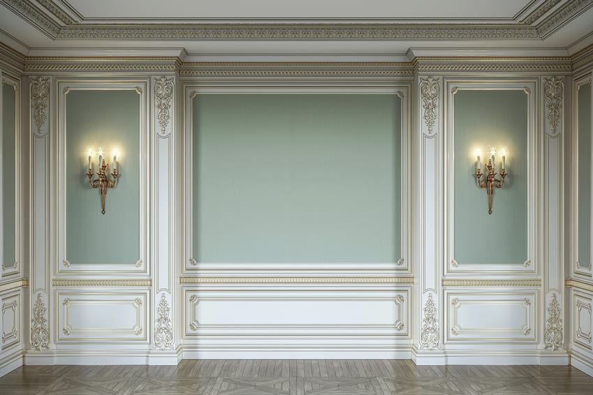Backdrop Fitting Olive Green Room Interior Wall Fitting Backdrop M-74