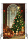 Decorated Christmas Tree Presents Toys Backdrop M10-20