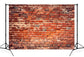 Vintage Red Brick Wall Backdrop for Photography 