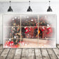 Christmas Fireplace Window Photography Backdrop M10-43