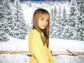 Winter Mountain Forest Snow Scene Backdrop M10-44
