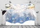 Winter Bokeh Snowflake Fir Branches Backdrop M10-70