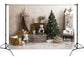 Christmas Themed Bedroom Photography Backdrop M10-81