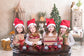 Christmas Themed Bedroom Photography Backdrop M10-81