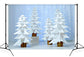 Paper Christmas Trees Photography Backdrop M11-16