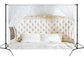 White Bedroom Headboard Photography Backdrop M11-31