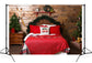 Christmas Bedroom Retro Wooden Wall Backdrop M11-34