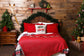 Christmas Bedroom Retro Wooden Wall Backdrop