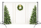 Christmas Headboard Retro White Wall Backdrop M11-40