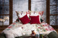 Winter Snowy Window Christmas Bed Backdrop M11-41