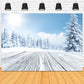 Winter Snowy Tree Woods Landscape Backdrop M11-48