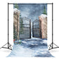 Fantasy Winter Snow Gate Forest Backdrop M11-52