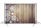 Rustic Snowflakes Wood Photography Backdrop M11-55