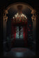 Gothic Door Window Flower Candlestick Backdrop