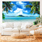 Tropical Seaside Sand Beach Summer Backdrop M5-101