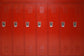 Red High School Locker Photography Backdrop 