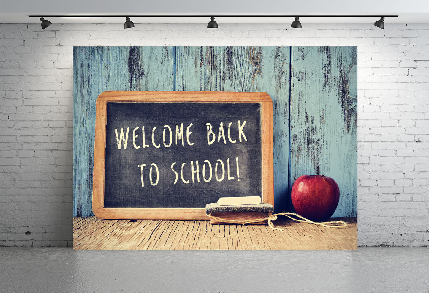 Welcome Back To School Blackboard Backdrop M5-114