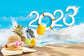 2023 Summer Beach Party Travel Backdrop