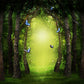 Mythical Forest Butterflies Magic Light Backdrop M5-159