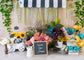 Flowers Potted Plant Photography Backdrop