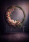 Hanging Floral Halo Ring Abstract Backdrop M5-57