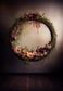 Abstract Blurry Wreath Floral Ring Backdrop 