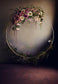 Abstract Textured Flower Garland Backdrop 