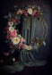 Flower Wreath Curtain Abstract Backdrop