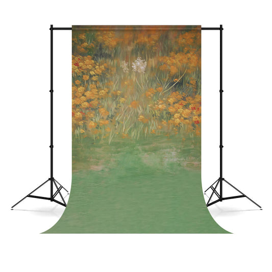 Abstract Floral Watercolor Painting Backdrop M5-80