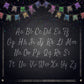 Alphabet Blackboard Back to School Backdrop M5-85