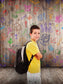 Back to School Crayon Doodle Wood Backdrop M5-86