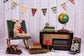 Children Photography Backdrop with Vintage Decor 