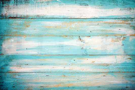 Vintage Blue Wood Photo Booth Backdrop M5-99