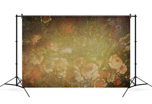 Abstract Textured Artistic Flower Backdrop M6-114