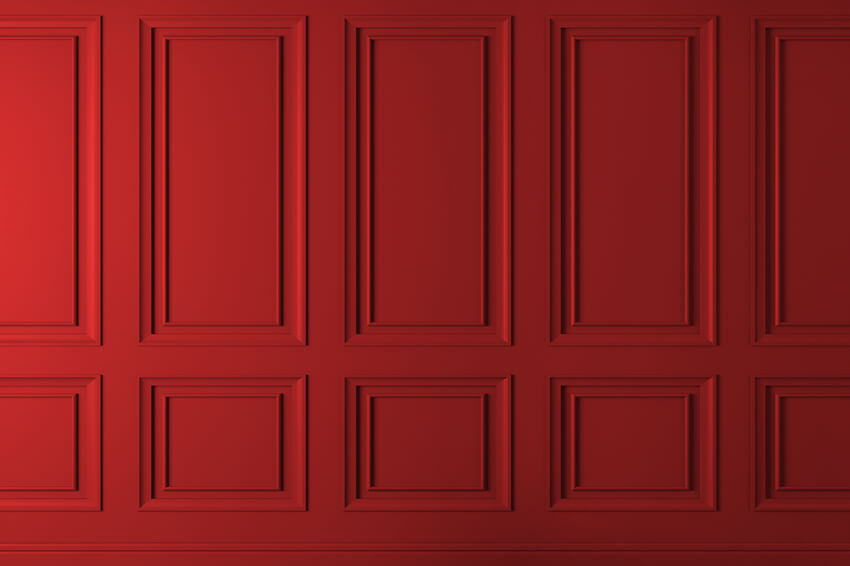 Classic Interior Red Retro Wall Backdrop M6-115
