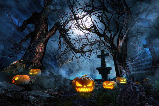 Horror Night Halloween Photography Backdrop