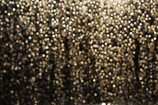 Gold Glitter Bokeh Backdrop Party Decorations M6-12