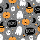 Halloween Cartoon Pumpkin Ghost Candy Backdrop M6-137